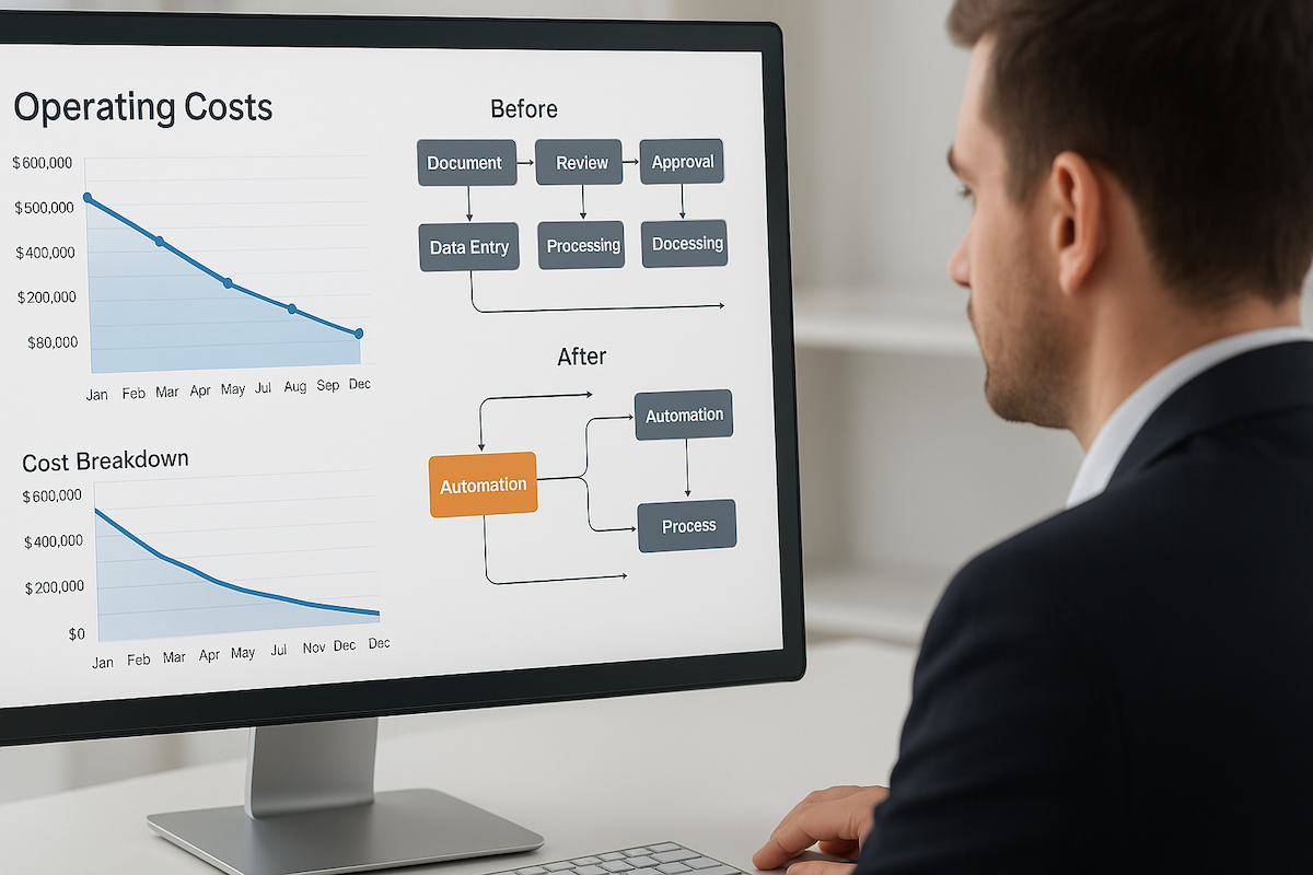 Analyse des coûts opérationnels et automatisation